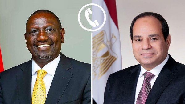 الرئيس السيسي ورئيس كينيا يناقشان أزمة السودان وملف مياه النيل