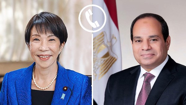 الرئيس السيسي يتفق مع اليابان على تسوية أزمة إيران لتفادي تصعيد في المنطقة
