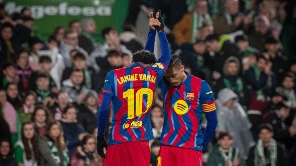 برشلونة يتفوق على خيتافي بهدف في الشوط الأول