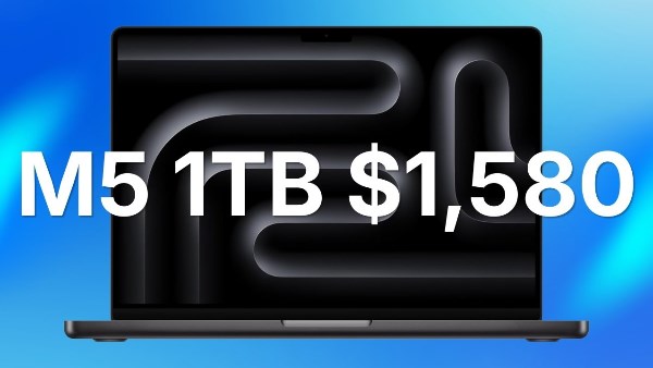 ماكبوك برو M5 بسعة 1 تيرابايت يشهد انخفاضاً في الأسعار