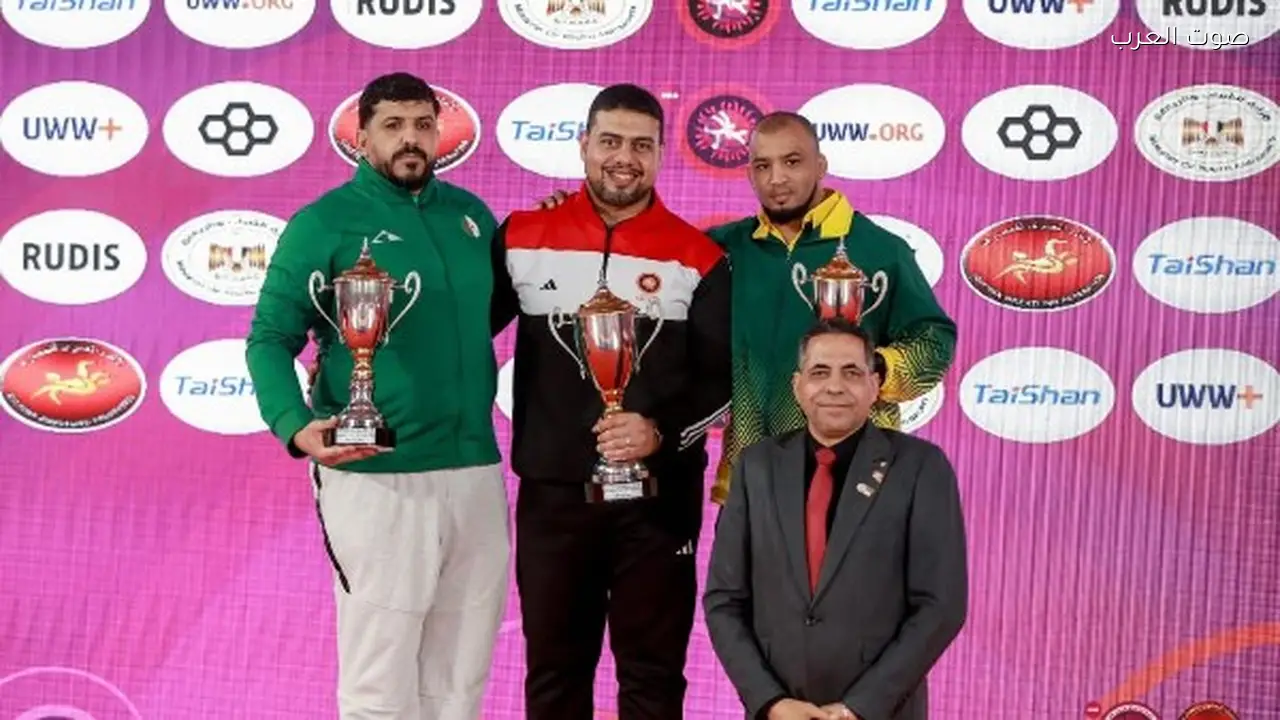 منتخب المصارعة الحرة تحت 20 سنة يحقق كأس البطولة الأفريقية